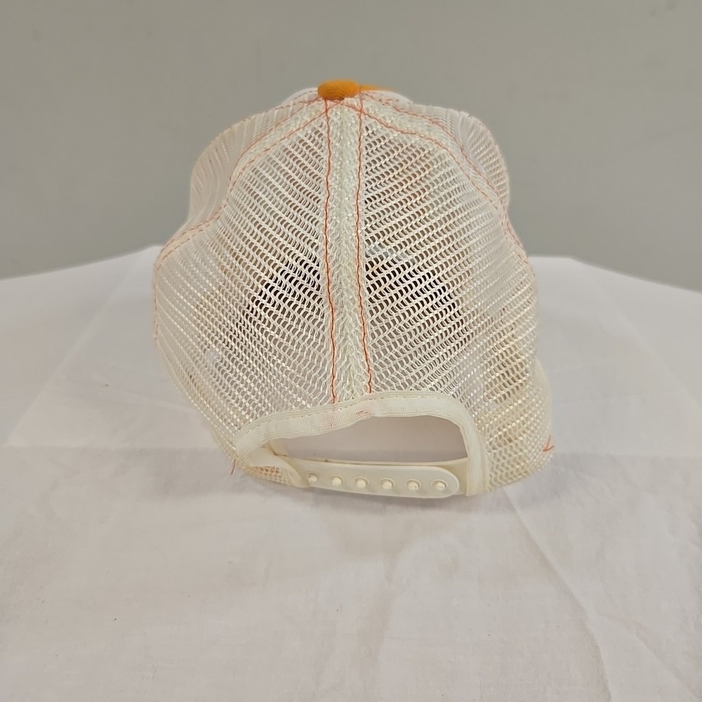 Vintage Tennessee Volunteers Hat Cap Snap Back Mens Orange White NCAA Trucker - Picture 4 of 9